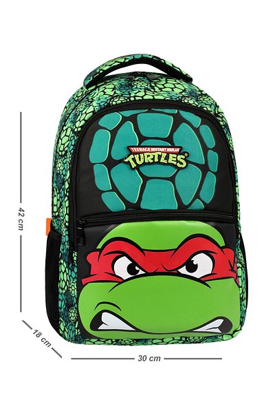 Bliss Turtles Licensed Ergonomic Primary School Bag - Waterproof and Pen Holder Durable