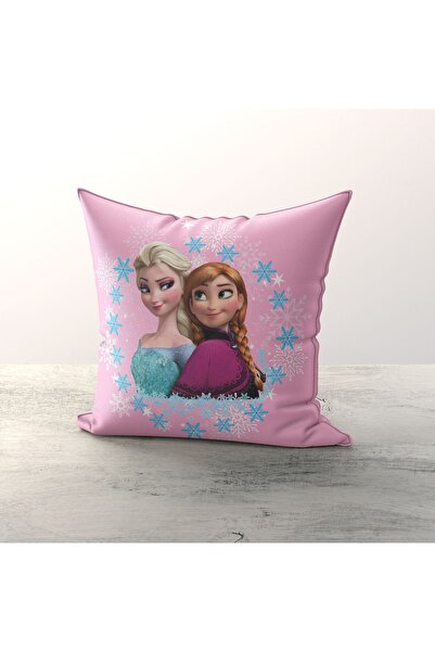 Talia Home Husă de pernă pentru copii și copii cu model roz Elsa Anna, pachet...