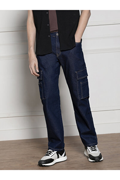 Dennis Lingo By Styli Relaxed Fit Cargo Jeans