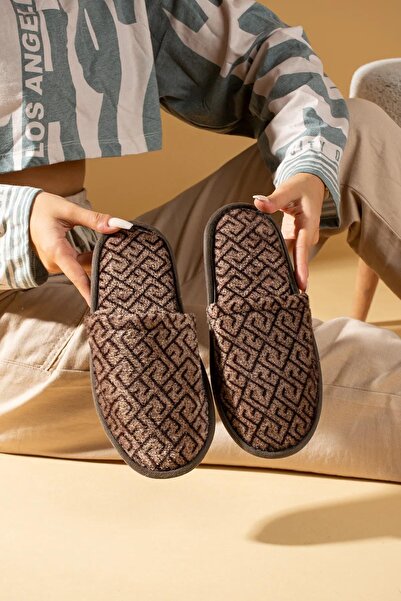 FUGA MODA Мъжки домашни пантофи с хоризонтален лабиринт от Florida Taba