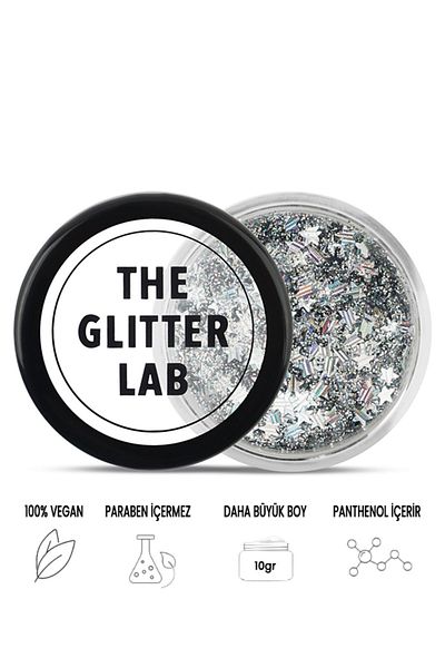The Glitter Lab Gel Shaped Shiny Glitter - Electric Feel