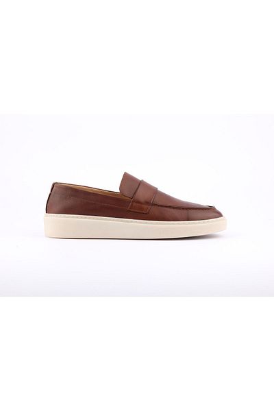 RPXX Men's Casual Shoes - Genuine Leather Tan, Model 222-03