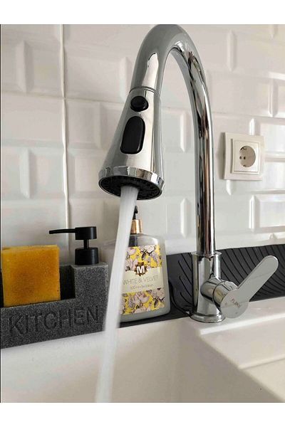 Boheme Fleko Style Chrome Spiral Sink Faucet
