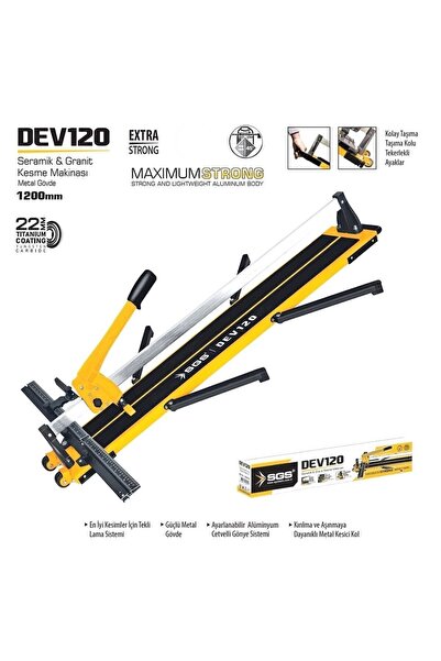 SGS Seramik Ve Granit Kesme Makinası Dev 120