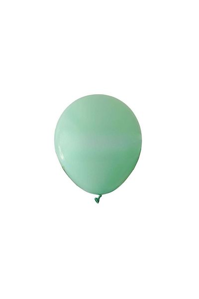Ata Parti Dünyası Mint Green 12 Inch Pastel Decoration Balloon - 10 Pieces