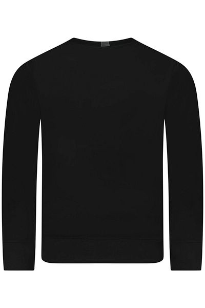PAUL&SHARK Men's Black Sweatshirt - Cotton, Long Sleeve, Daily Use, Woven 14311897 -11D