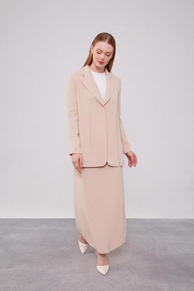 Levidor Jacket Set - Stone Detailed