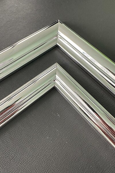 DİECOR Dekoratif Polistren 1 Adet Gümüş-silver 2,5 Cm Duvar Çıtası