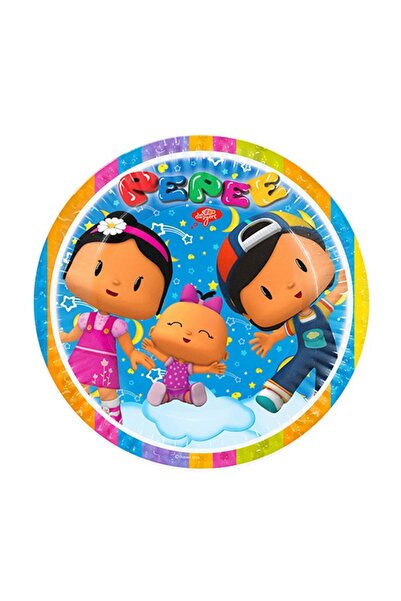 Partijet Pepee Karton Tabak 23 cm 8'li