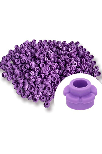 LEGO 100 Adet  Çiçek MOR Renk