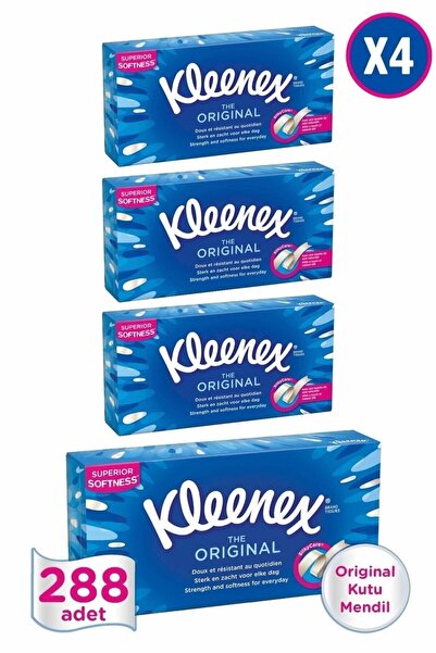 Kleenex 72 Li Kutu Mendil - 4 Kutu