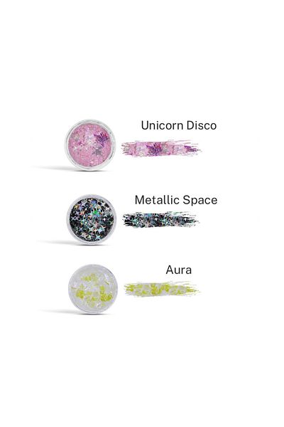 The Glitter Lab Set Glitter - Flashy Trio