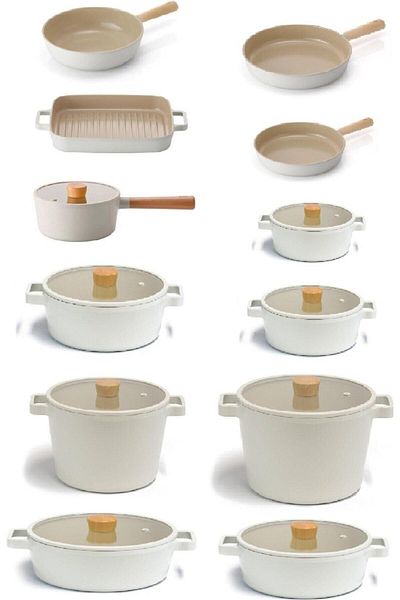 NEOFLAM Fika 20 Piece Pot & Pan Set with Glass Lid
