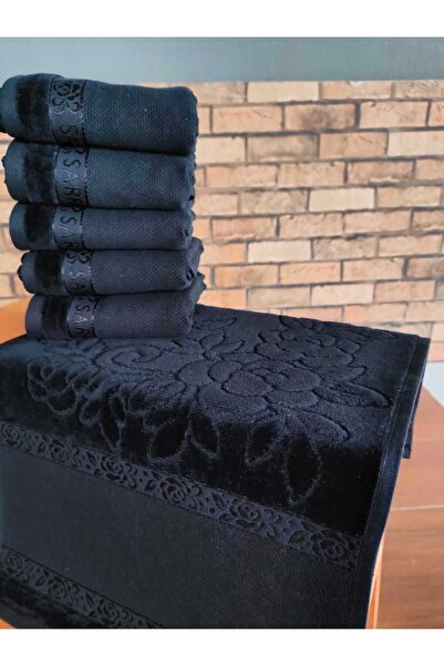 sarra 30x50cm SARRA 6 BUC. PROSOP ÎNCHIS ETAMINĂ - NEGRU