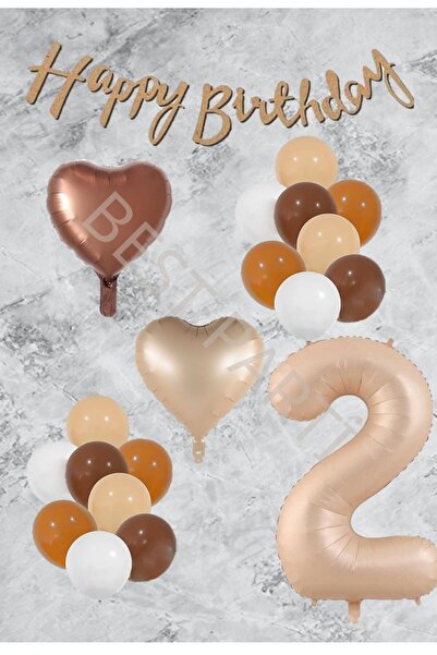 BEST PARTİ DOĞUM GÜNÜ PARTİ SÜSLERİ مجموعة بالونات لايتكس من رقائق القلب بالل...