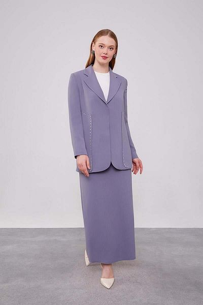 Levidor Anthracite Jewelled Jacket and Top Set