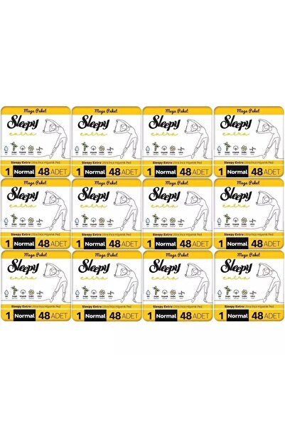 Sleepy Extra Hijyenik Ped Normal 576 Adet-1 Koli Mega Pk (12PK*48)