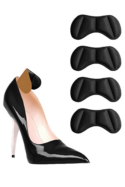 BLACK DEER T30 Ayakkabı Topuk Vurma Önleyici Ve Daraltma Pedi Ayakkabı Topuk Koruyucu Aparat 2 Çift Siyah