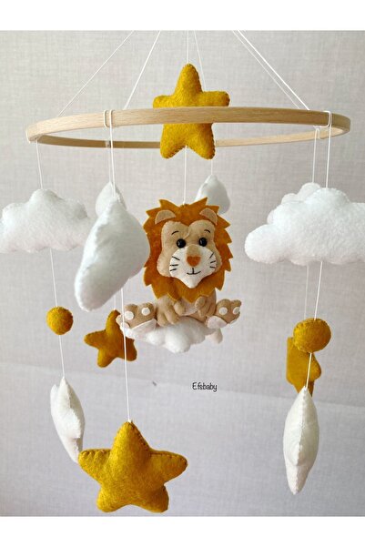 EFSBABY (MÜZİKLİ)aslan Bebek Odası Beşik Dönencesi Beşik Oyuncağıi