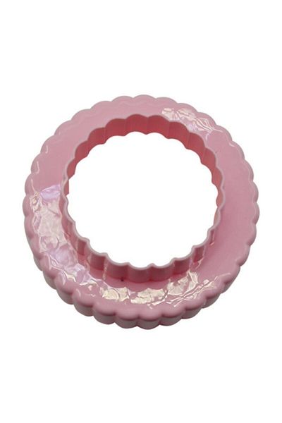 crv Double Sided Serrated Round Cookie Mold 3 Pieces Fma06345
