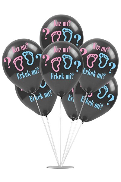 Partijet Cinsiyet Partisi Temalı Balon Stand Set 7'li