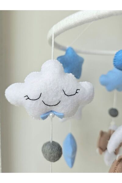 EFSBABY (Müzikli)Erkek Bebek Dönencesi Ayıcıklı Dönence