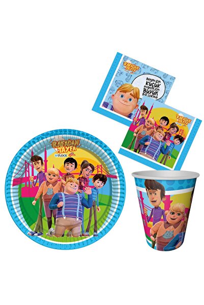 Partijet Rafadan Tayfa Lisanslı Sofra Seti 8 Kişilik