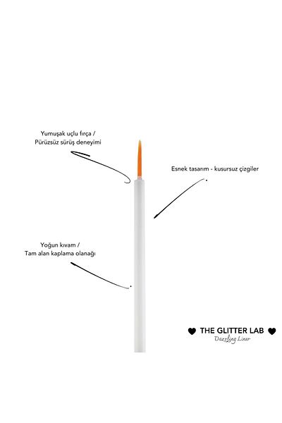 The Glitter Lab Glitter Kicky Mulberry Eyeliner| Dazzling Liner