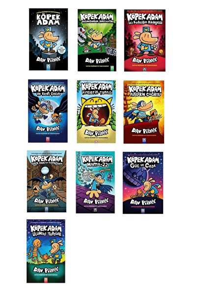 Altın Kitaplar KÖPEK ADAM 10 KİTAPLIK FULL SET