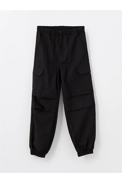 LC Waikiki Girl's - Cargo Jogger Pants with Elastic Waist