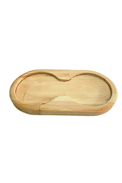 Yılmazel Wood Stand for Ceramic Bowls and Flower Pots