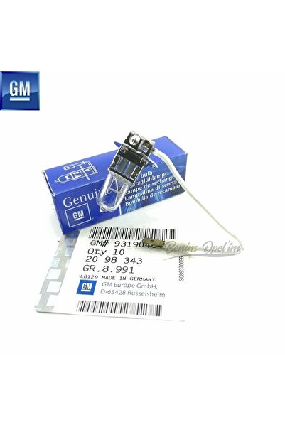 GM Opel Ön Sis Far Ampulü Kablolu Tip H3 12v 55w Orijinal