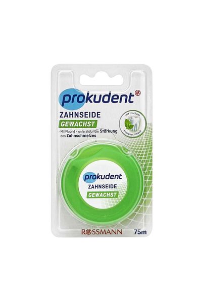 prokudent Dental Floss Mint Flavored, Waxed 75 M