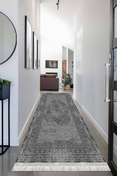 MOTTO HALI Otantik Cotton Şönil Yolluk Kaymaz Tabanlı Yıkanabilir Antibakteri...