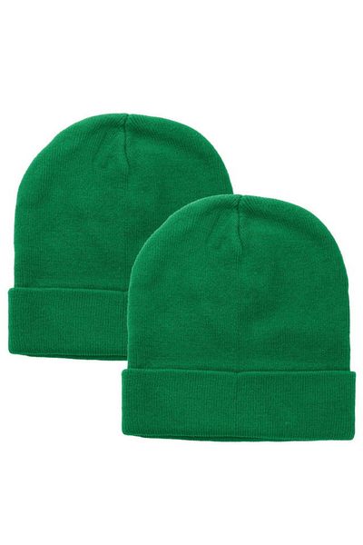 Streak Men's Folded Beret Hat Winter Green