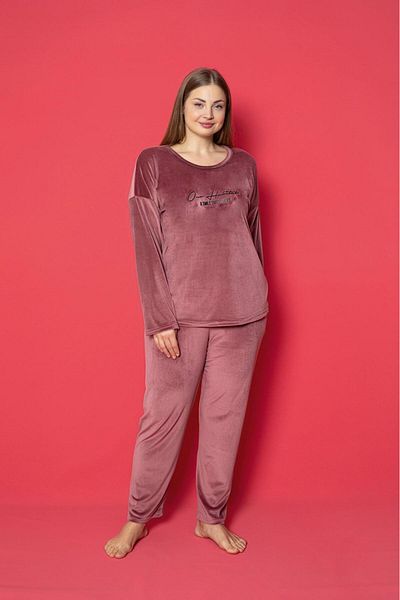 CALİA Set de pijamale supradimensionate pentru femei din catifea sezon nou