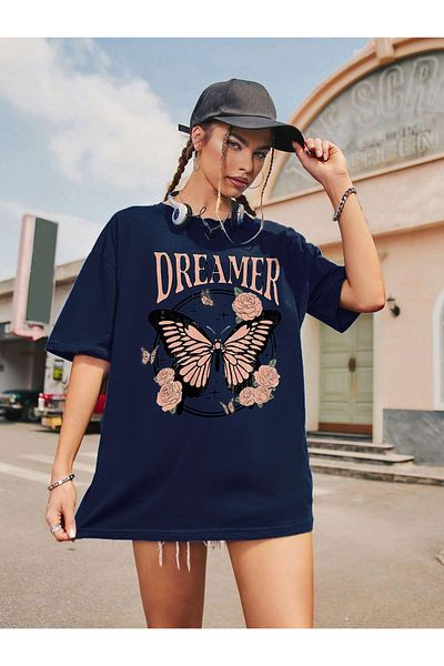 Medinenur Tricou unisex cu imprimeu Dreamer
