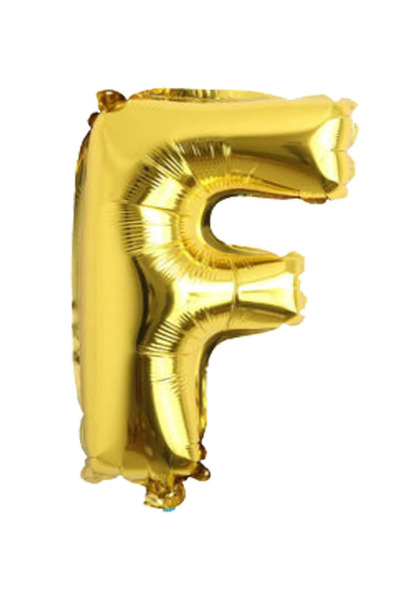 BİDOLUMUTLULUK Harf Gold Folyo Balon16 Inç 36 cm Parti Kutlama Eğlence