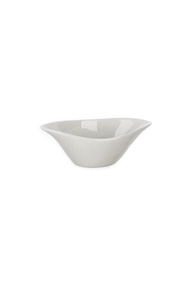 ultraform Porcelain Bowl 14x7cm Snack Bowl 4-Piece Kitchen Utensil Appetizer Presentation Plate Hotel Quality Hard Porcelain