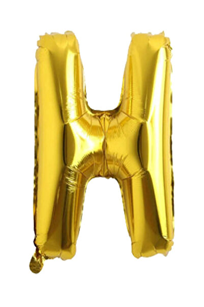 BİDOLUMUTLULUK Harf Gold Folyo Balon16 Inç 36 cm Parti Kutlama Eğlence