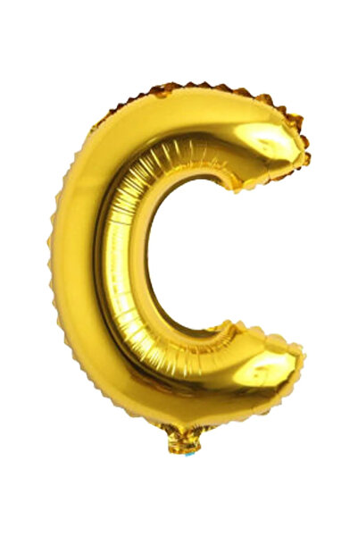 BİDOLUMUTLULUK Harf Gold Folyo Balon16 Inç 36 cm Parti Kutlama Eğlence