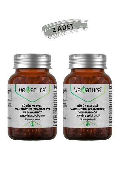 VeNatura Cranberry D-Mannoz 30 Capsules - 2 and 1 PCS Face Cleansing Gel