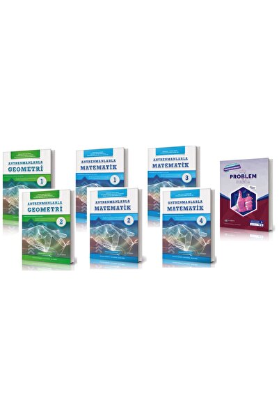 Antrenman Yayınları Antrenmanlarla Geometri-1-2 + Antrenmanlarla Matematik 1-2-3-4 + HİÇ PROBLEM DEĞİL