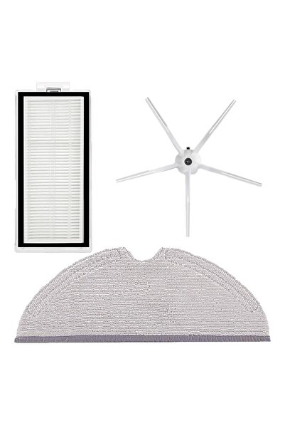 Mija Roborock Q7 Max - Set de 3 bucăți de filtru și perie de schimb alb