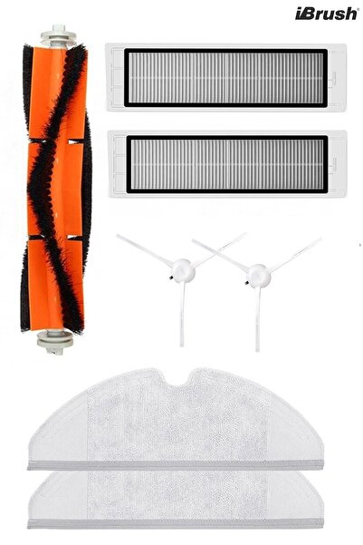 ibrush Xiaomi Vacuum Mop 1c و 2c White Ultra Set، Vacuum Mop 1c 2c Stytj01zhm 7 قطع White Ultra Set