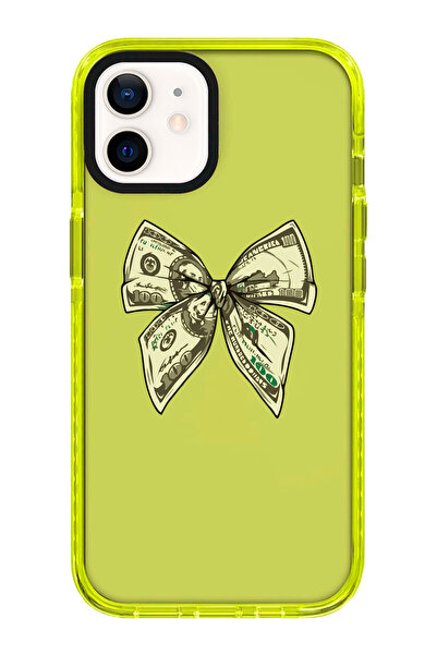 shoptocase Iphone 11 Uyumlu Dolar Kurdele Desenli Kenar Korumalı Impact Telef...