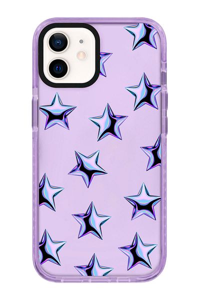 shoptocase حافظة هاتف متوافقة مع هاتف Iphone 11 بنمط النجوم مع حماية للحواف
