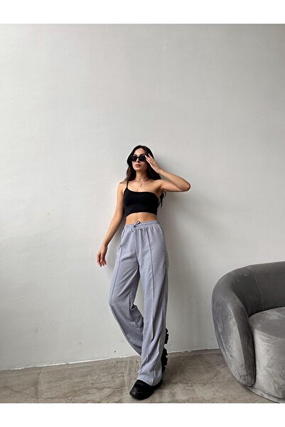 La Querta Women's Linen Tie Waist High Waist Wide Cut Summer Pants Pq02