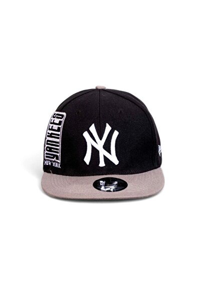Eke Tekstil New York Yankees Unisex Siyah Snapback Şapka