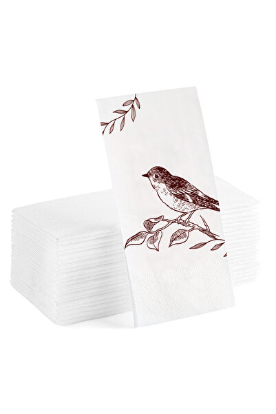 Matbaagraf مناديل تقديم مطبوعة على شكل طائر 20 قطعة